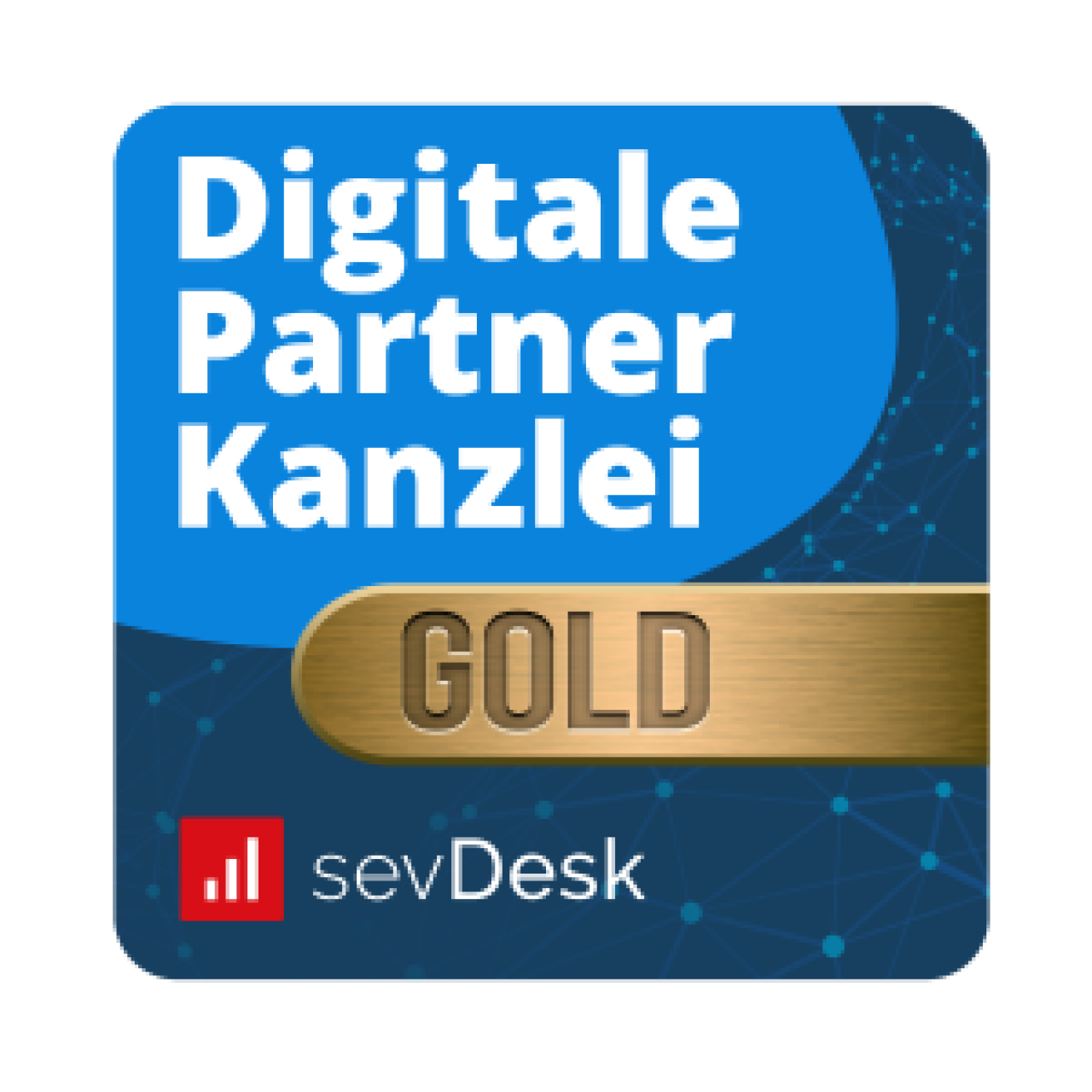 Siegel: sevDesk Digitale Partner Kanzlei (Gold)